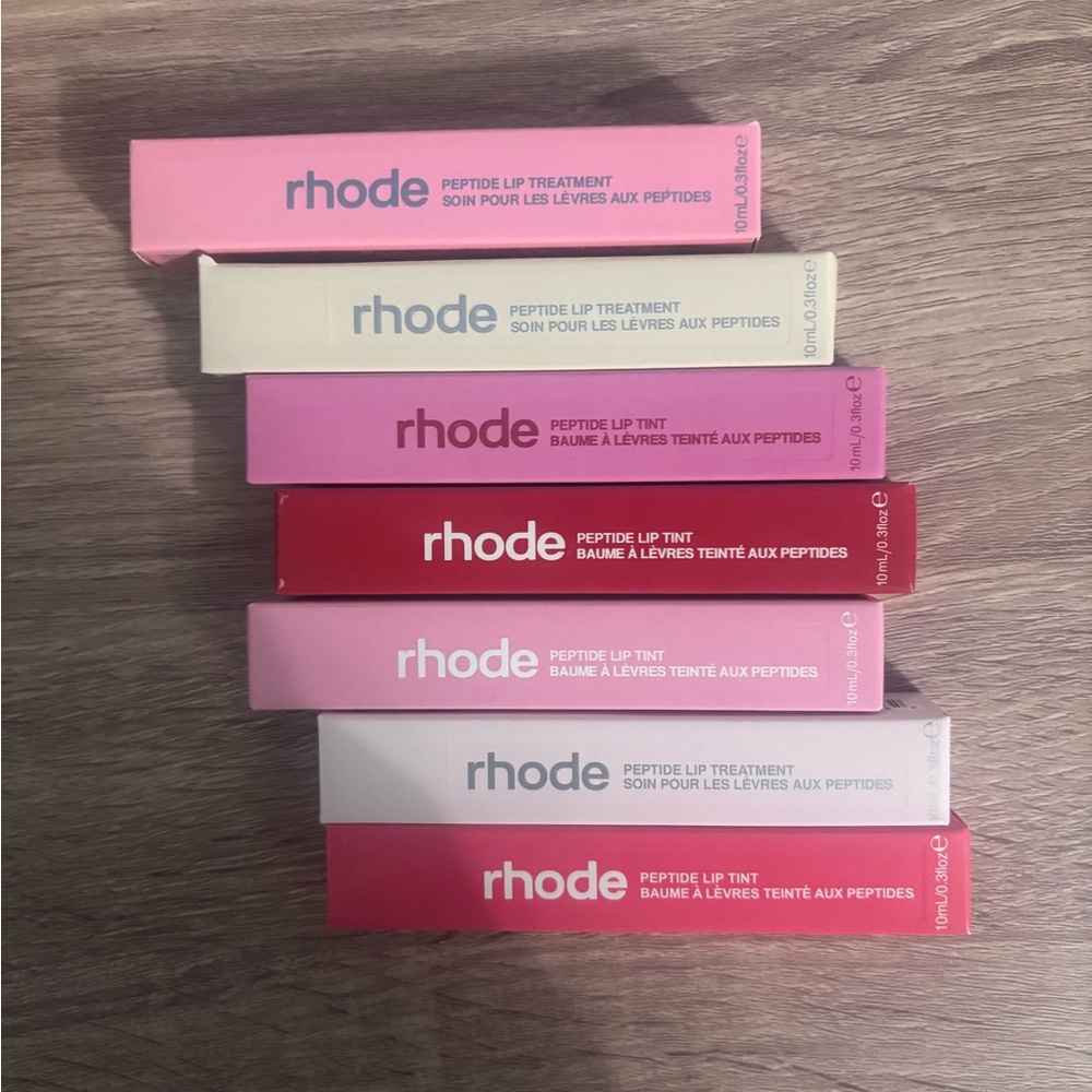 RHODE Peptide Lip Treatment Trio - Pink, Red, White